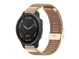 Bracelete para Garmin XIAOMOYU Fenix 8 / 7s / 6s / 5s Metal Milanês Ouro Rosa (20mm)