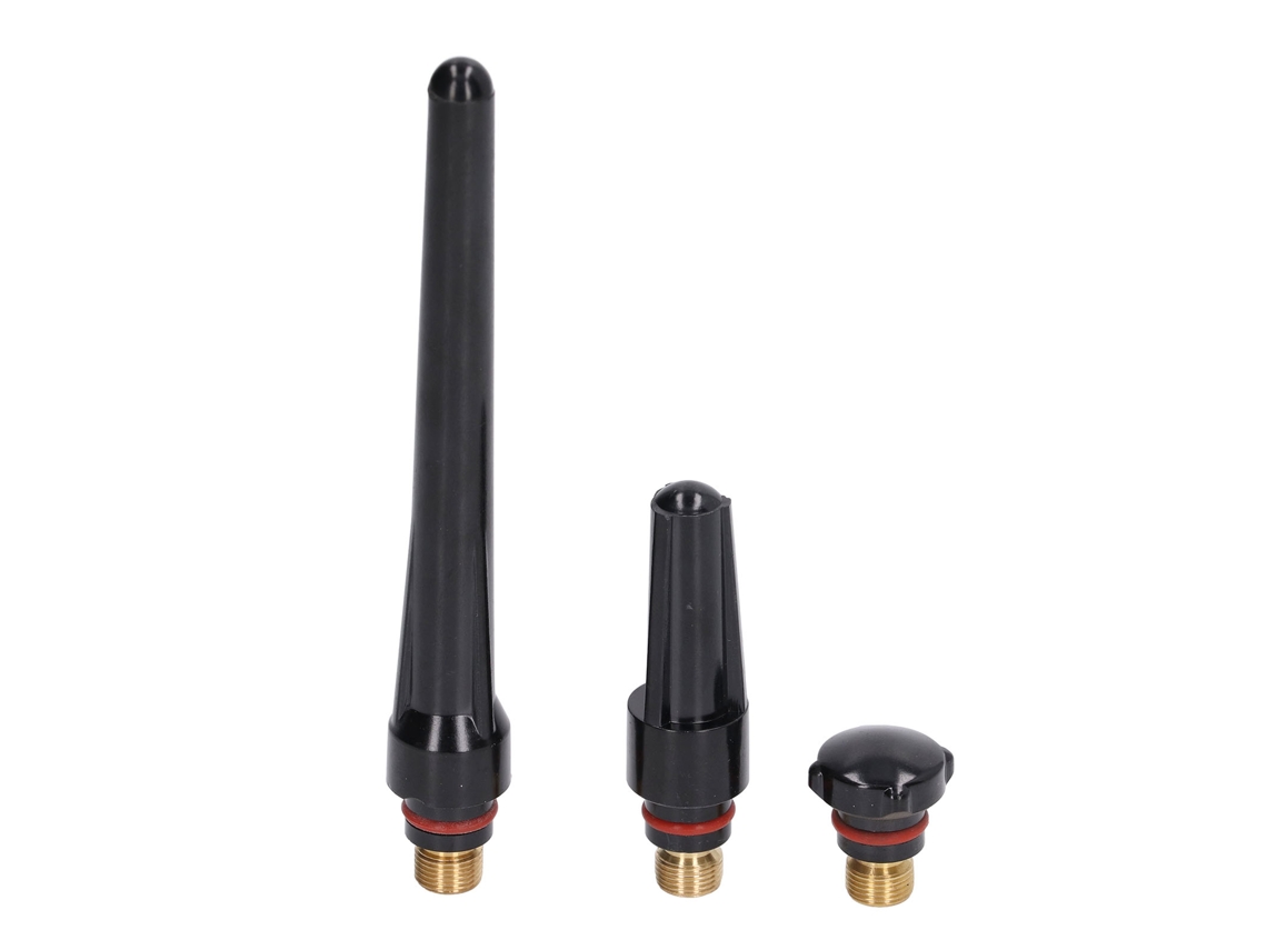 Kit de acessórios com 3 peças para corpo de mandril de lente de gás TIG para pistola de solda TIG SR WP-17 WP-18 WP-26