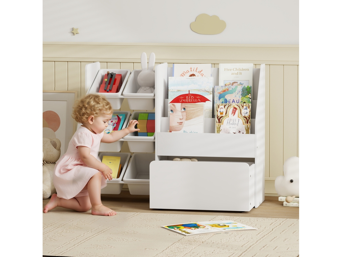 Móvel De Arrumação Infantil, Em Mdf, 80 X 30 X 100 Cm