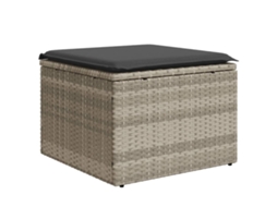 Garden Stool, Garden Stools Vidaxl Cinzeto Rattan / Vime (n/a)