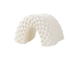 Almofada de Látex Natural para Cabeça e Pescoço Macia Confortável 35x55cm Wolf Tooth Model
