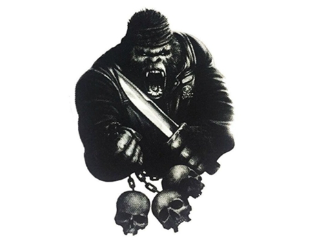 Autocolantes LETHAL THREAT Gorilla Skull