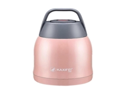 Lurelia Lancheira 1 Peça 600ml Em Aço Inox, Com Pasta, Portátil, Isolamento Térmico, Para Alimentos, Refeições, Lanches
