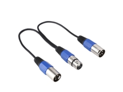 Lurelia Cabo Xlr Macho/fêmea 0,3 M, Para Microfones, Mixer, Amplificador E Colunas Ativas