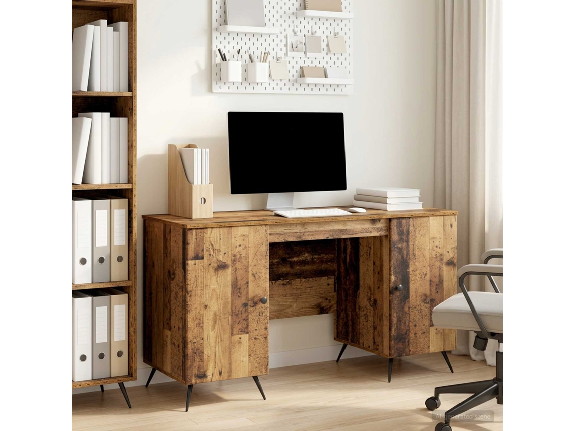 Vidaxl Mesa Madeira Antiga 142,5 X 50 X 75 Cm Derivados De Madeira