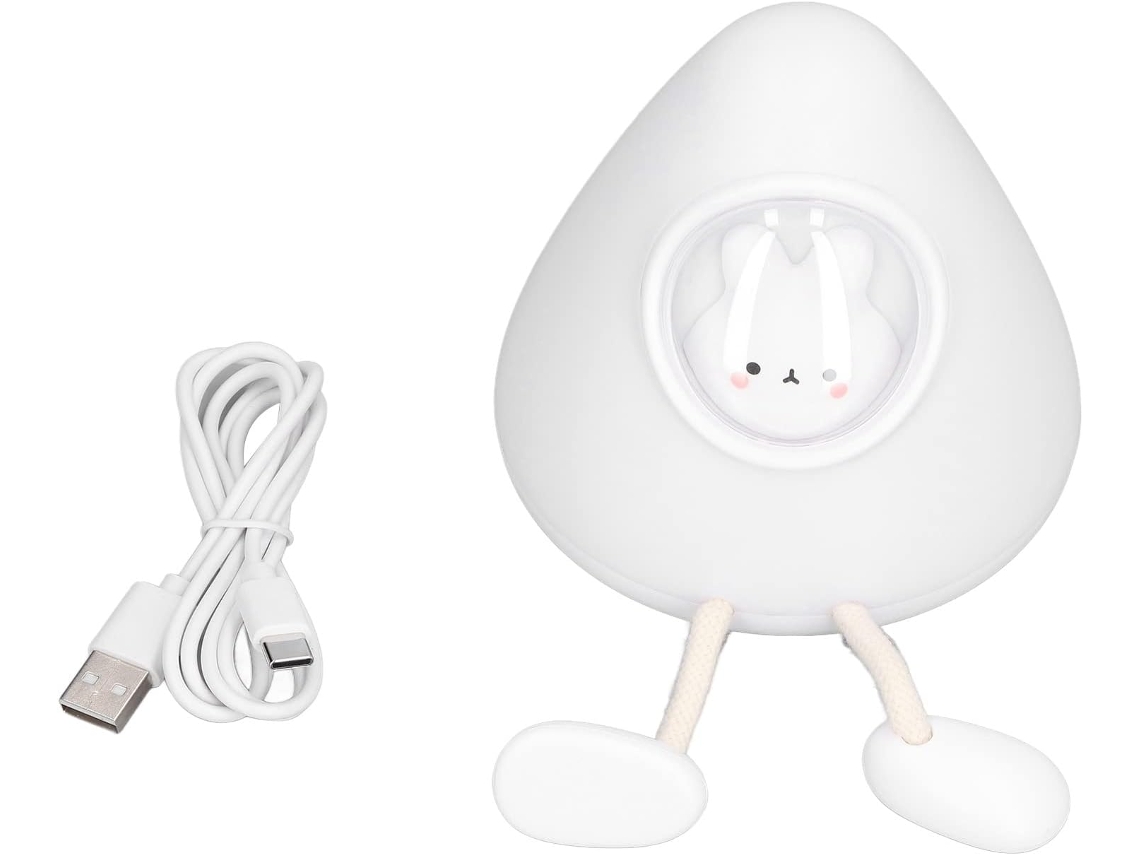 Luminária noturna infantil em formato de cápsula espacial, Fofa, Com