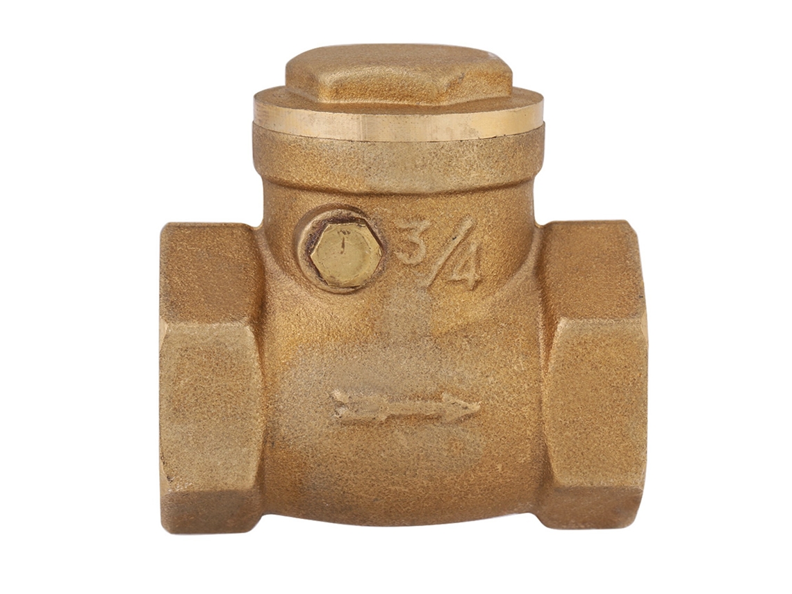 Válvula De Retenção Unidirecional Laxiscreed Dn20 Em Latão Com Rosca Interna Para Evitar Retrocesso De Água