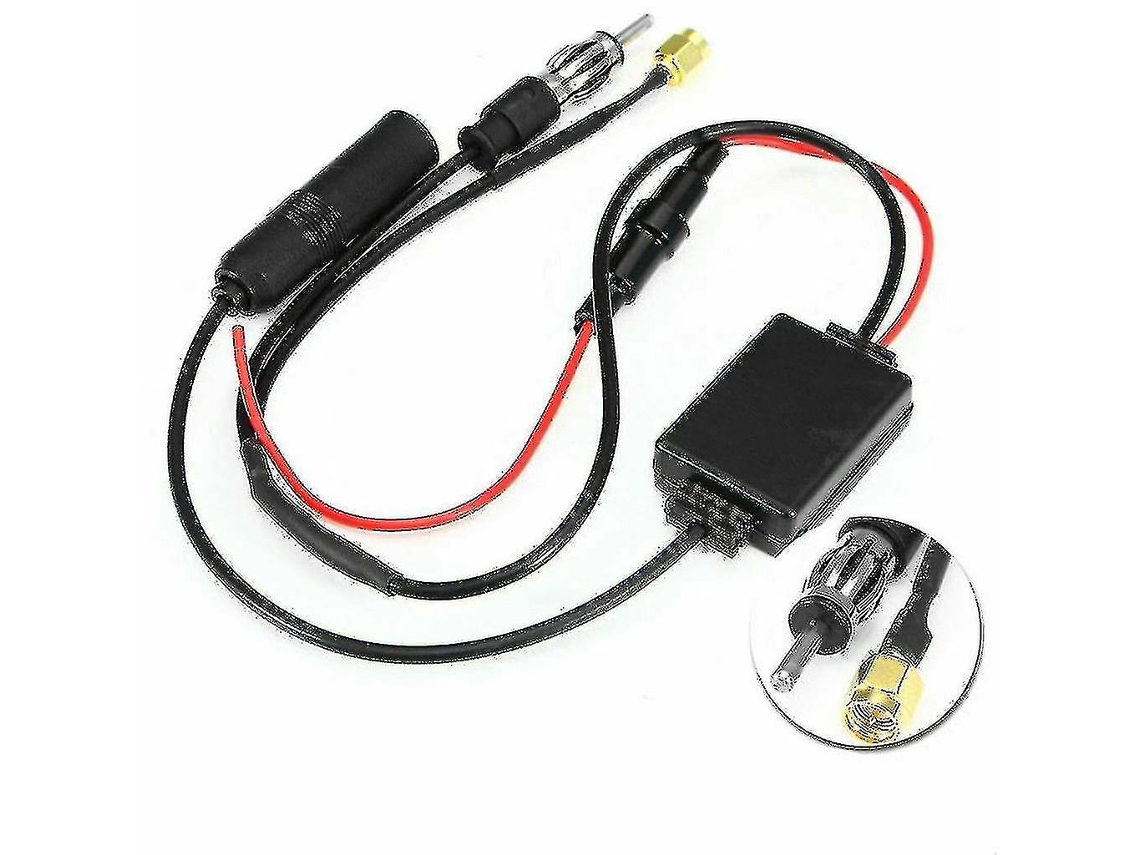 Antena DAB, divisor DAB, adaptador SMB, amplificador de sinal de antena AM/FM Slowmoose