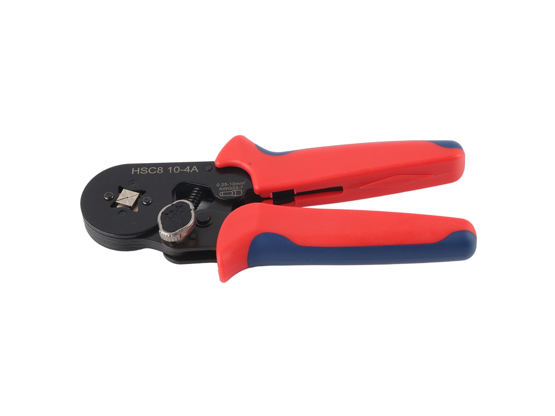 Ferramenta Industrial Mini Alicate De Crimpar Com Ratchê Autoajustável Hsc8 104a Melhorado Para Fios E Terminais