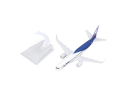 Mali modelo de Avião de Liga 1:400 em Metal Diecast para Coleção e Presente com Suporte