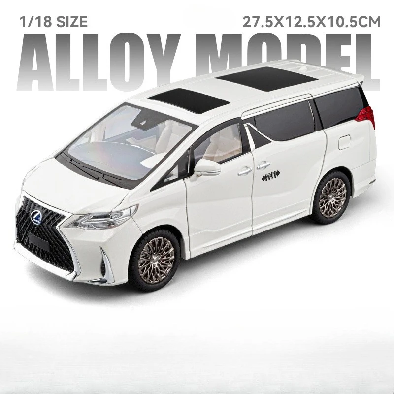 (lm300 Branco) Miniatura De Carro Em Escala 1:18, Com Efeitos Sonoros E Luminosos, Carroceria Em Liga Metálica.