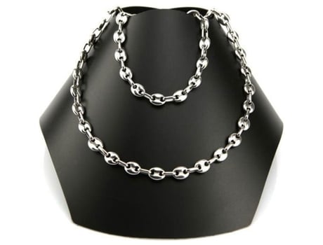 Colar Pulseira Grão De Café Aço Hueihwoh