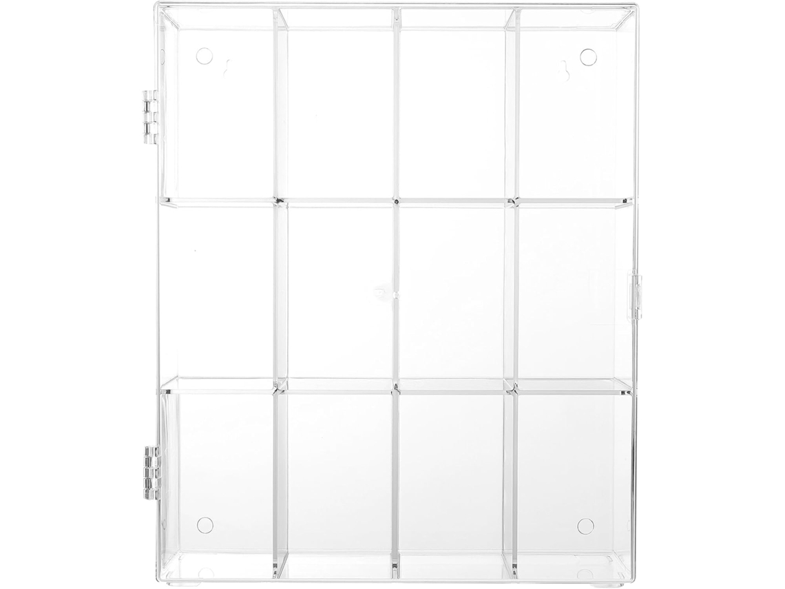 Caixa De Acrílico Transparente Para Exibição, Armazenamento E Suporte De Estatuetas, Design Simples