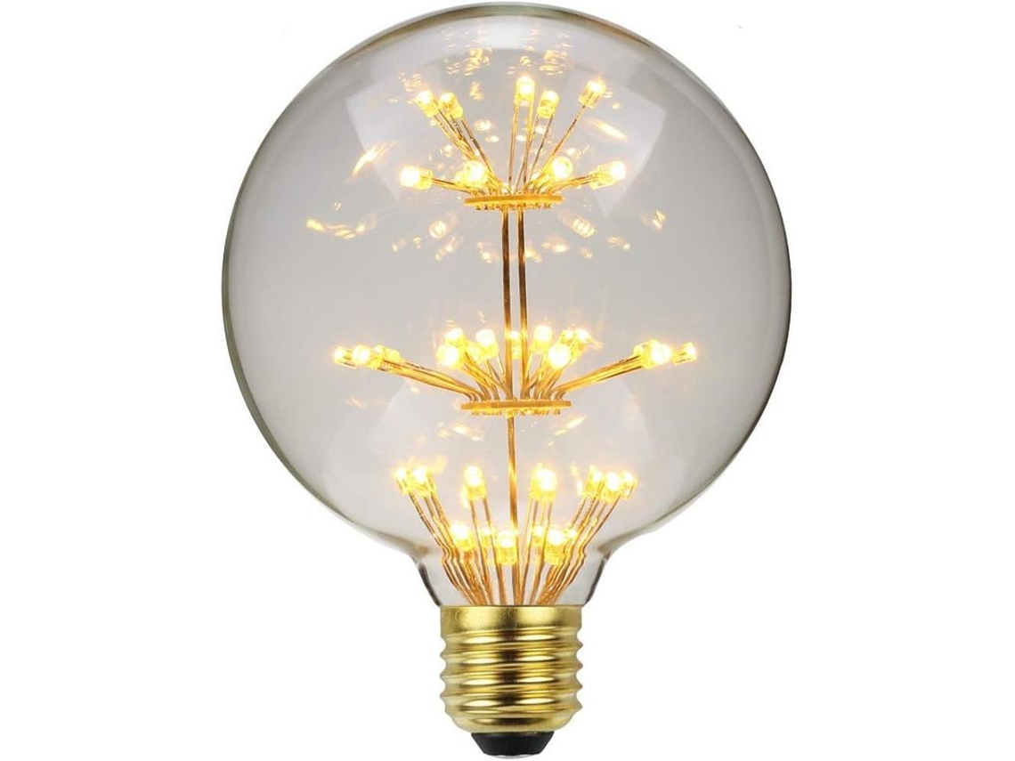 LÂMPADA Nova Line vintage RGB fogo de artifício Edison 3W 220-240V E27