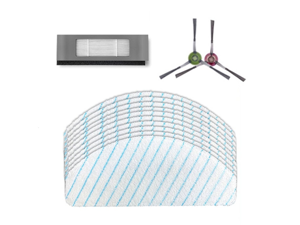 Filtros kit escova lateral para t9 aivi t9 pro t9 max t9 power aspirador de pó doméstico ferramenta limpeza para limpeza doméstica