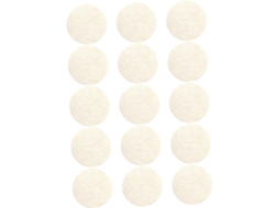 Esponjas esfoliantes faciais vegetais naturais Bege Bucha, 15 unidades.