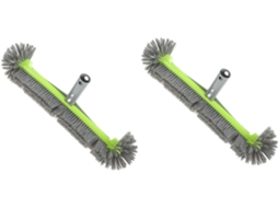 Escova de Limpeza para Piscina Inoomp de 2 Peças, Feita de Plástico. Limpeza Eficaz para Piscinas, Lagos e Banheiros. CHABERLU