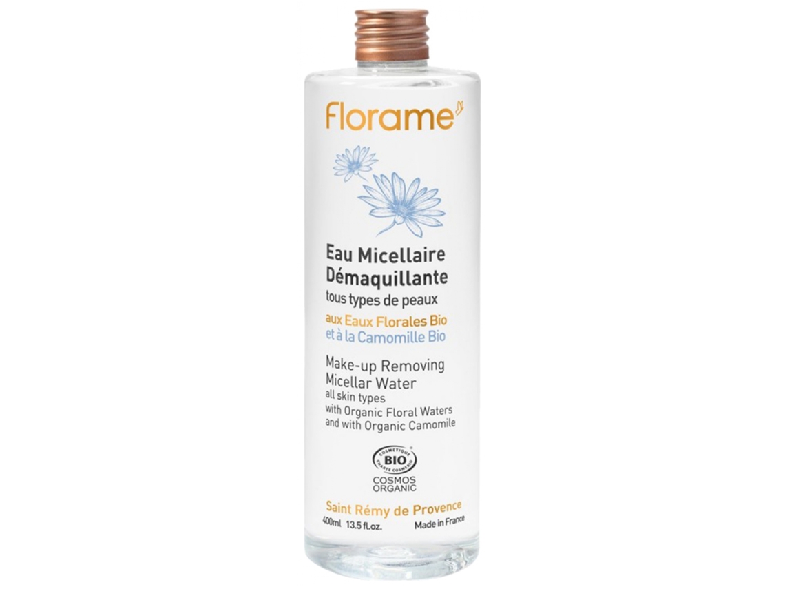 Água Micelar de Limpeza Orgânica 400 Ml FLORAME