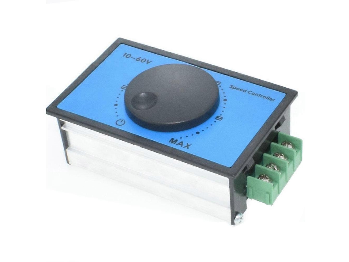 Controlador de velocidade PWM DC10-60V para motor DC com escovas, redutor de velocidade e interruptor de partida suave para placa Arduino.