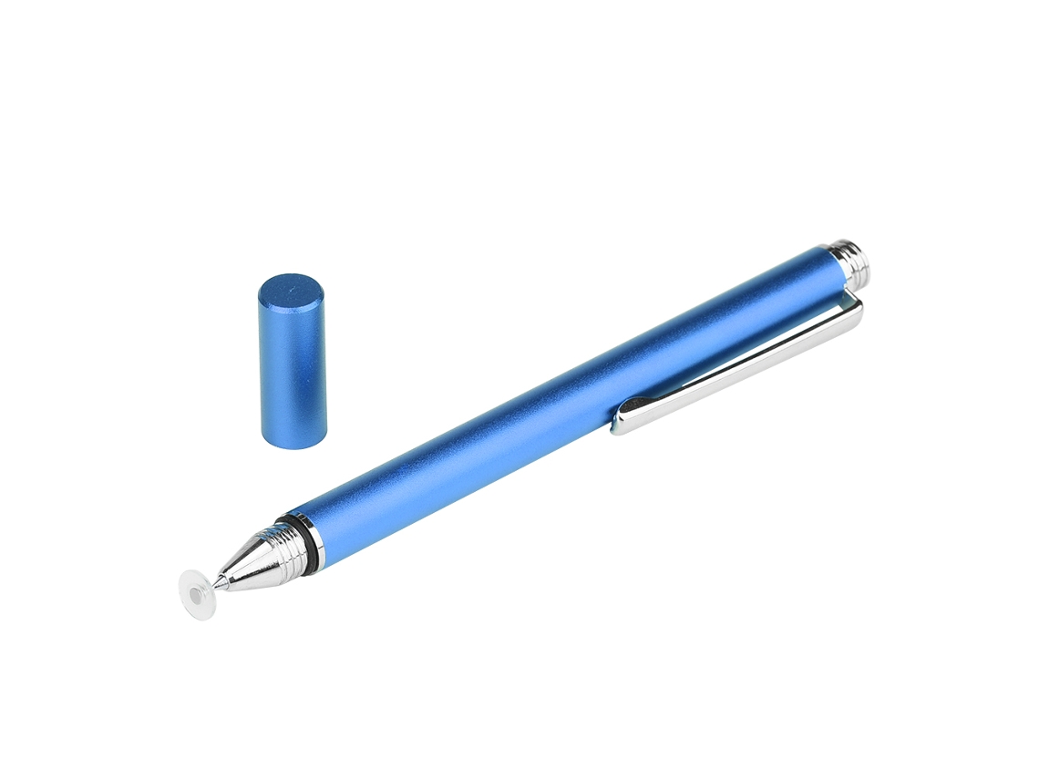 Caneta Estilo Capacitiva Para Ipad E Computador Azul Escuro Tela Tática De Desenho E Escrita