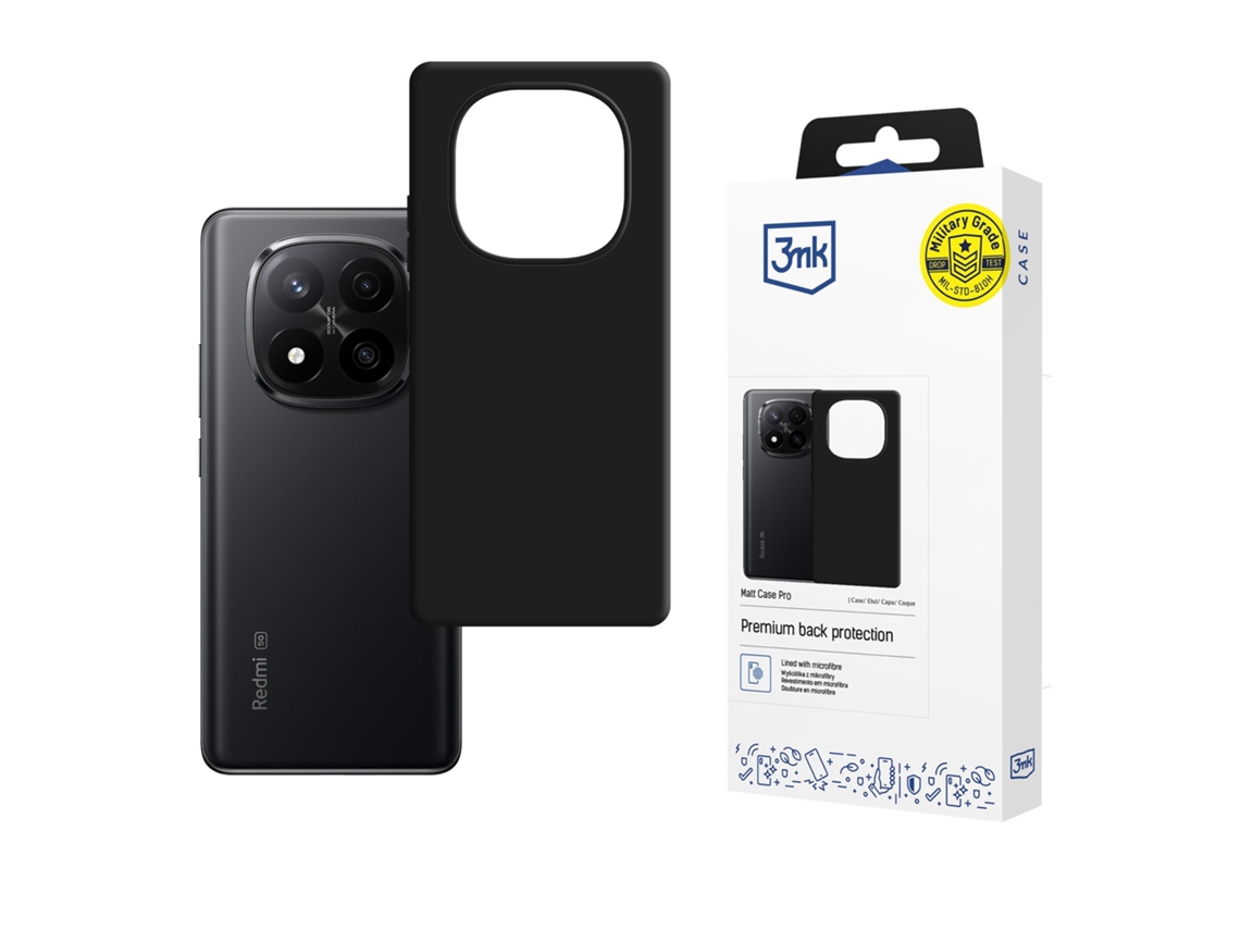 Capa Fosca 3mk Pro Para Xiaomi Redmi Note 15 Pro 5g.