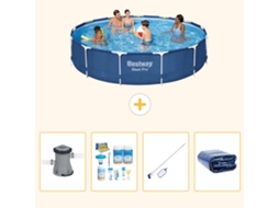 Bestway Piscina Bestway Steel Pro Redonda - 396x84 Cm - 5-peças S267