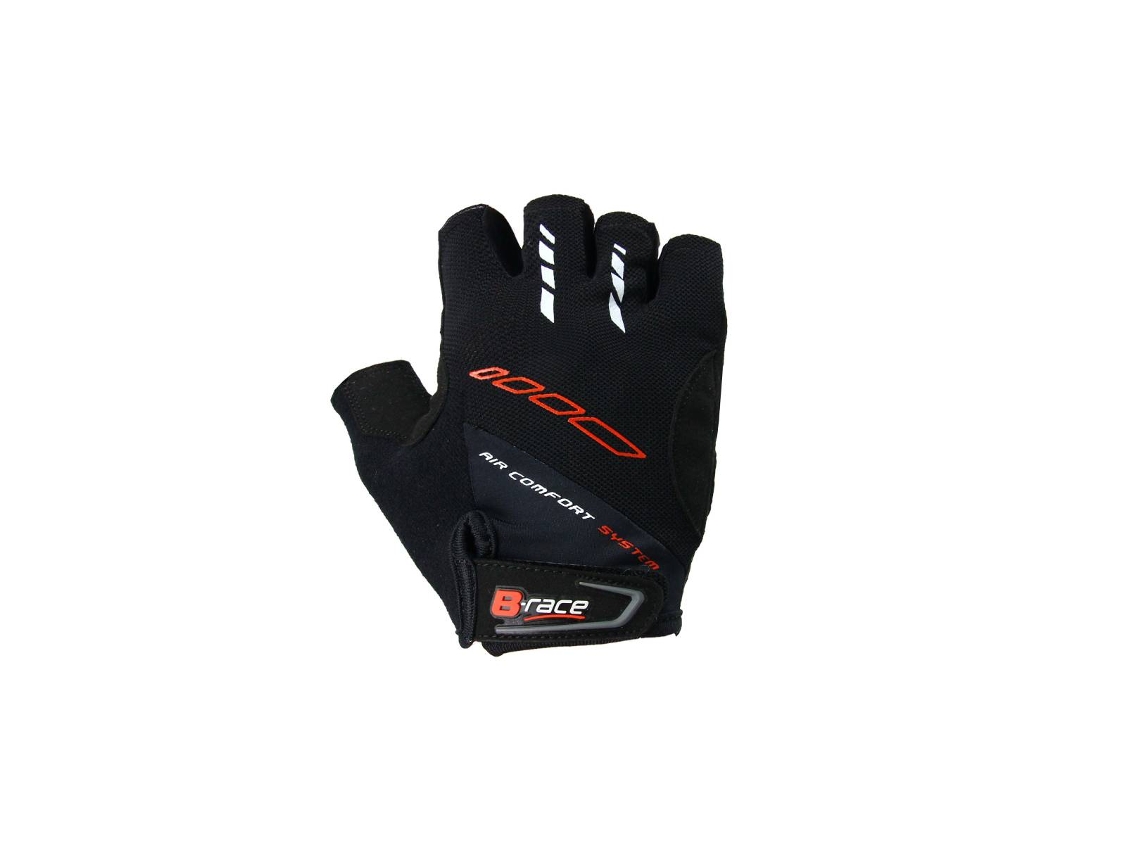 Luvas B-RACE Ciclismo Bump Gel Preto L