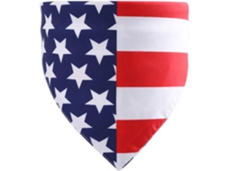Lenço Hohopeti De Estimação Com Design Americano, Babador Triangular Cães, Material De Qualidade
