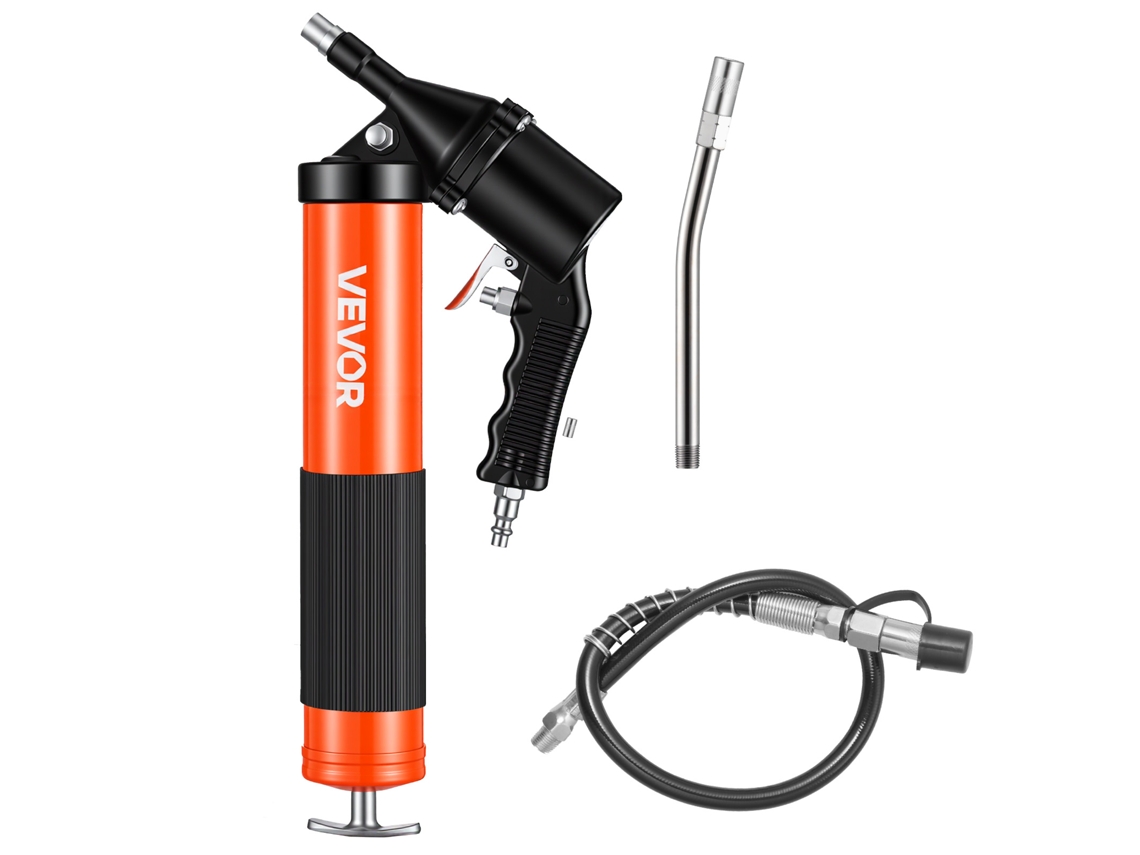 Pistola De Lubrificação 6000 Psi E 0,4 L Inclui Mangueira Flexível De 46 Cm Vevor