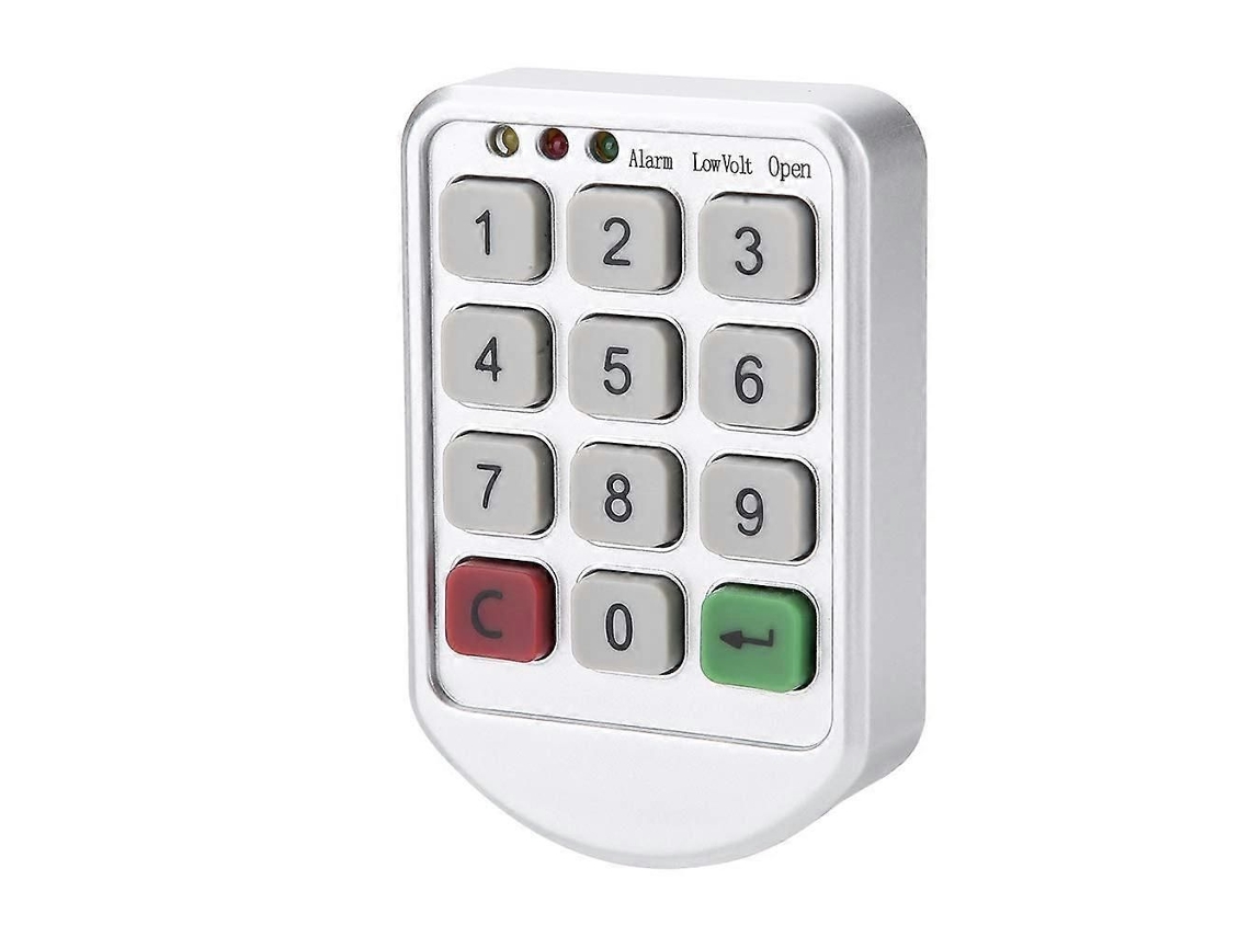 Fechadura Eletrônica Com Teclado Para Armários, Sem Chave, Código Digital