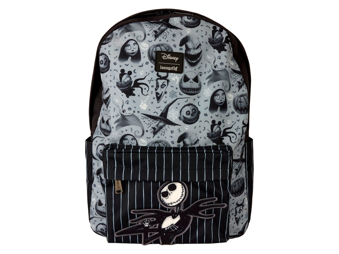 Mochila LOUNGEFLY Disney Nightmare Before Christmas em Nylon 43 Cm LOUNGEFLY
