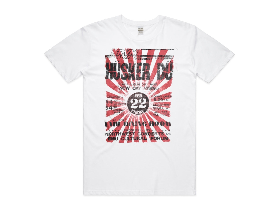 Husker Du Eugene Flyer T shirt ROCKINSTONE Unisex Adults Best Sellers Size:xl