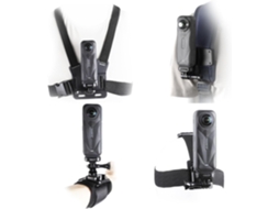 Kit De Acessórios Para Insta 360 X5 X4 X3 X2 (modelo Mais Recente 2025): Suporte Peito, Alça Cabeça, Clipe Mochila, Pulso E Rotaçã-aquaforge