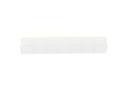 Caja De Armazenamento Dividida Em 7 Compartimentos Paleta De Acuarela Joias Contêiner Plástico Branco Para Viagens