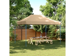 Vidaxl Tenda Para Festas Pop-up Dobrável 410x279x315 Cm Bege