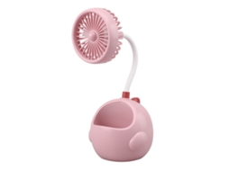 Vento Dinossauro Usb Portátil Silencioso Rosa