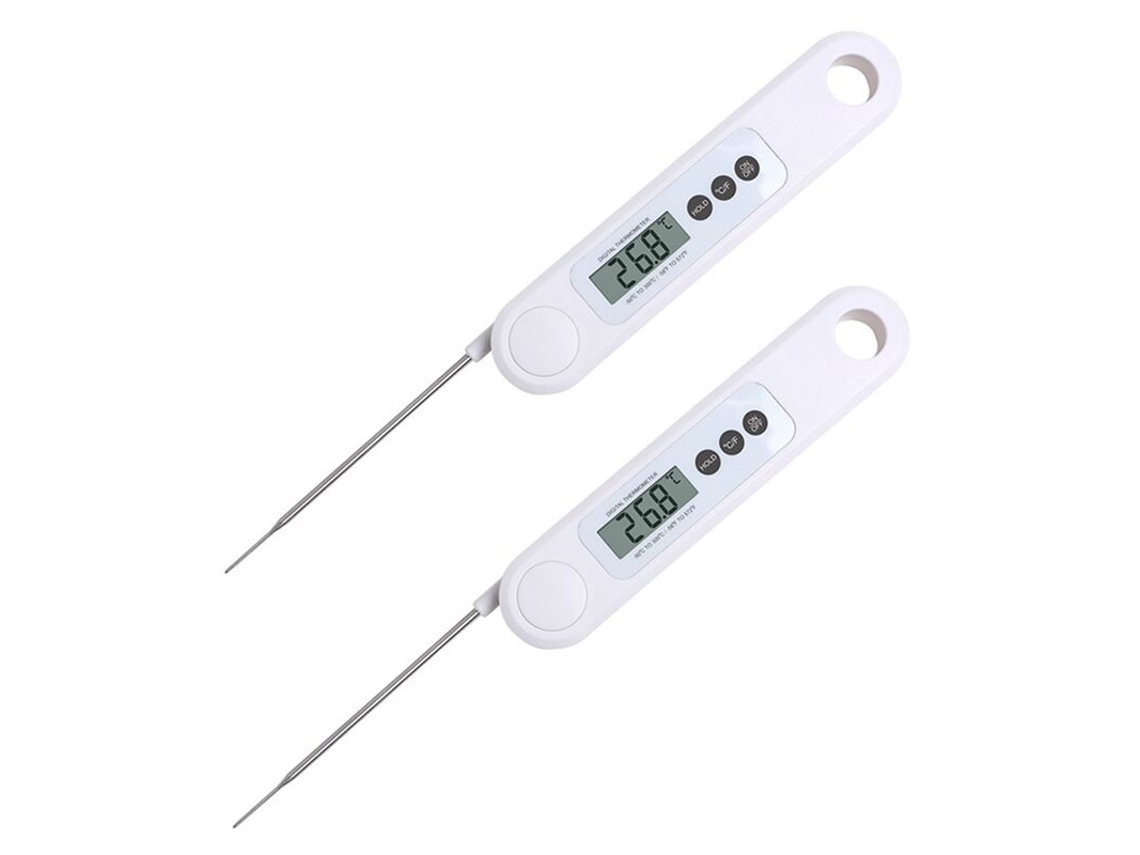 Termômetro Digital para Leitura Instantânea de Carnes e Alimentos Cozinhar, Grelhar, Assar, Doces, Líquidos, Banhos Leite. AQUAFORGE