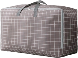 Lurelia Saco Organizador 70 X 50 X 30 Cm Para Roupas, Roupa De Cama E Edredons, Oxford Impermeável, Fecho Zíper E Com Alça Casa