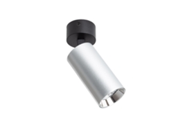 Foco Led Superfície 9w Alumínio Misoh 38º Cct Preto / Prata Ledkia (2700k 4000k 6000k)