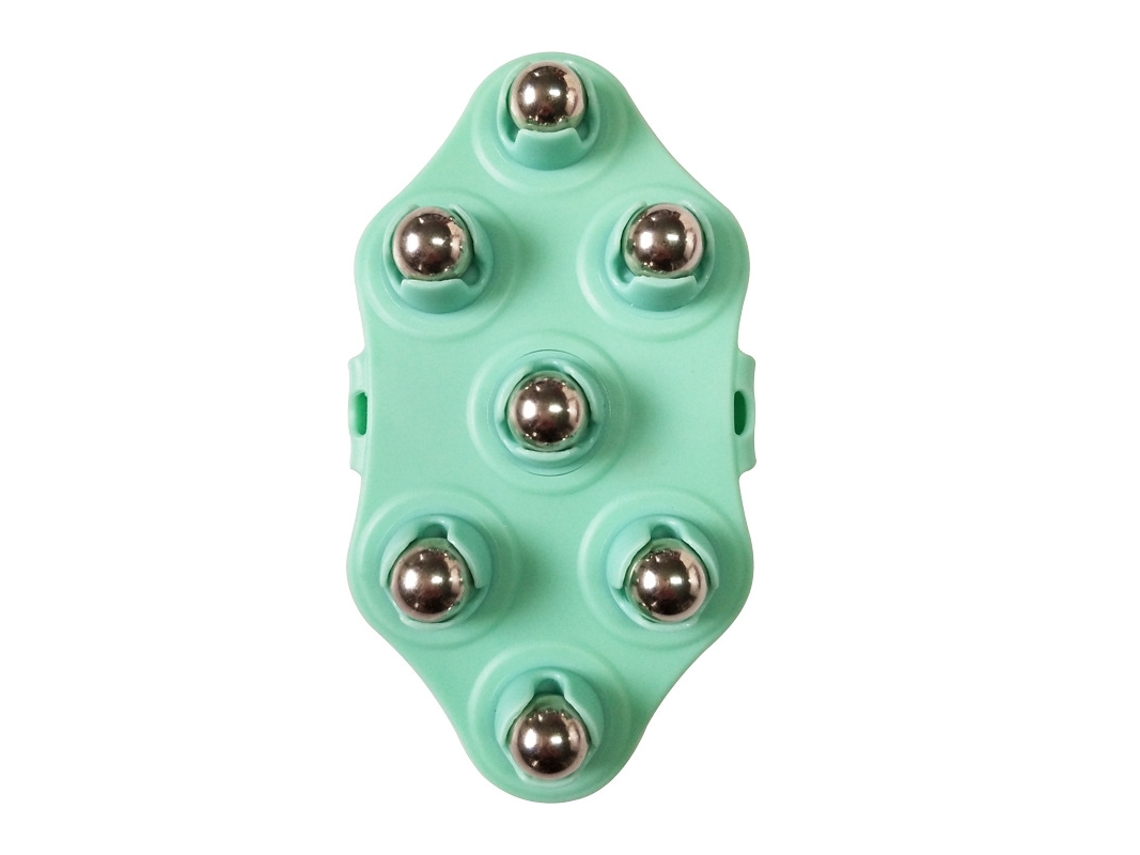 Massageador Linftico Esfrico Porttil Com Rolo De Massagem Magntico Para O Pescoo, Alvio Do Estresse, Massagem Muscular E Exe-tuotuo