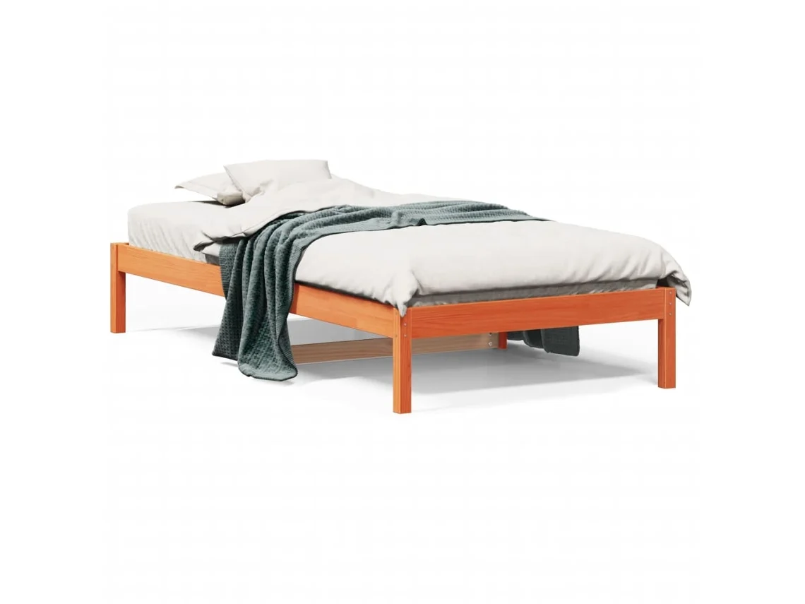 Day Bed, Day Beds Vidaxl Marrom Madeira De Pinho (90 X 200 Cm)
