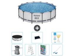 Bestway Piscina Bestway Steel Pro Max Redonda - 427x122 Cm - 8-peças S600