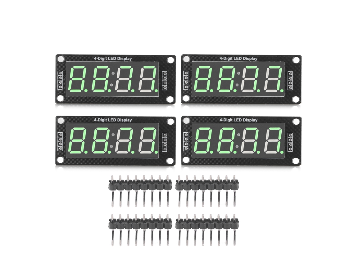 Tela LED HKJ 4 dígitos 7 segmentos TM1637