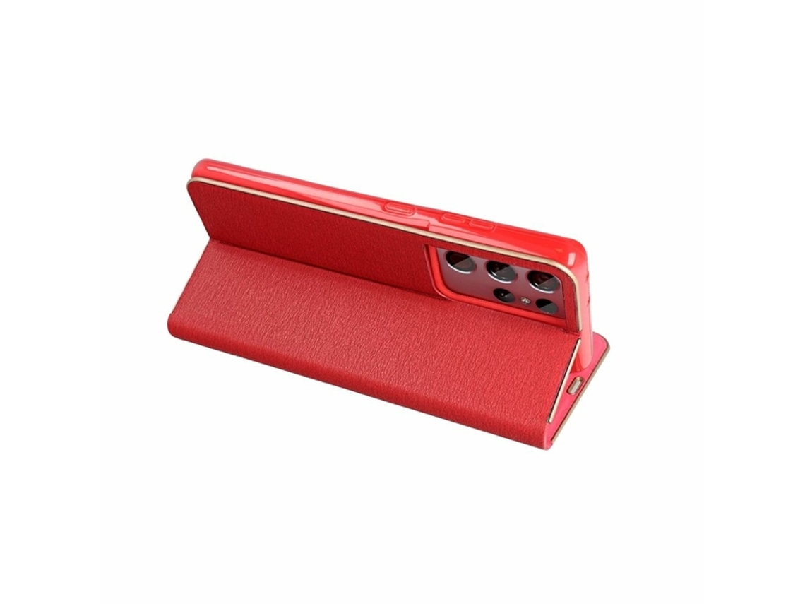 Estojo Ouro para Samsung Galaxy A25 5G GENERIC Vermelho