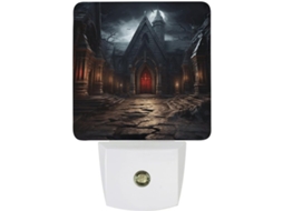 Luminária Noturna De Parede Led Com Plugue, Luminária Noturna Com Acendimento Automático, Luminária Noturna Com Sensor