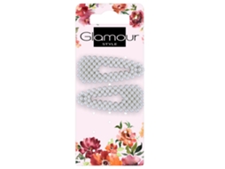 Conjunto De 2 Pinças Para Cabelo Glamour Com Pérolas
