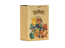 Mali 110pcs Cartões de Folha de Ouro Anime Pvc À Prova D'água para Jogo de Tabuleiro Raro
