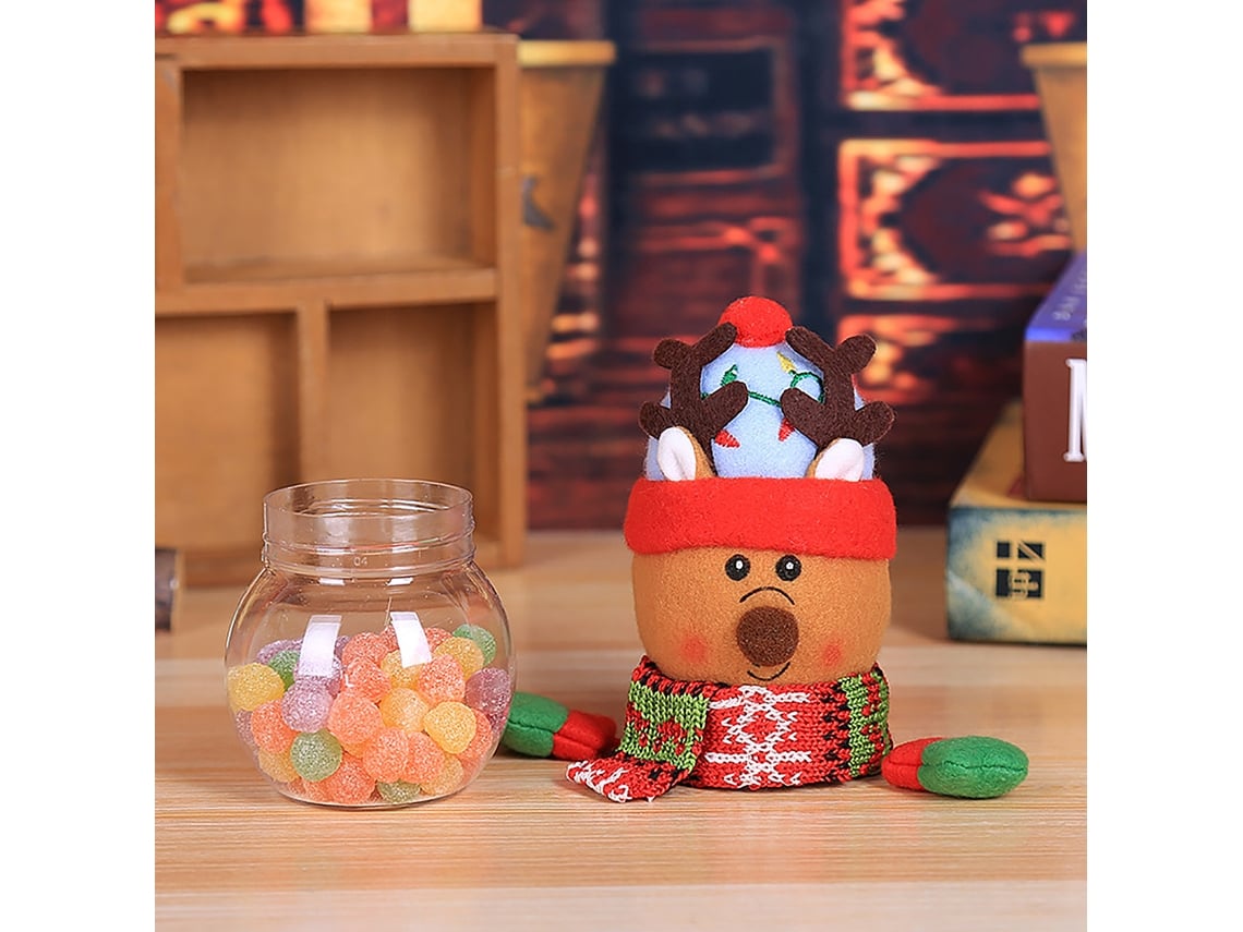 Pote De Doces De Natal (material De Pvc, Flanela) Eoocoo
