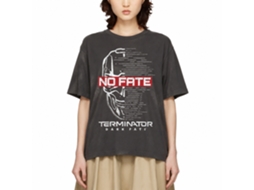 Rockinstone Terminator Dark Fate No Fate Solid Smoke Adult T-shirt Size:xxxl