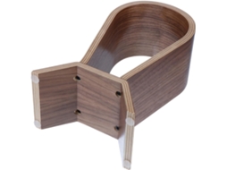 Clispeed Support De Casque Pour Rangement Stable D'écouteurs Présentoir Élégant En Bois De Noyer